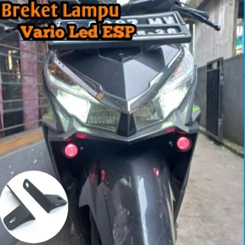 Braket Foglamp Lampu D2 Laser VARIO 125 150