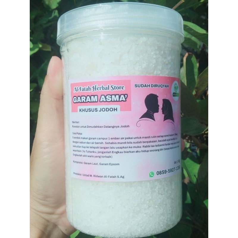 

Garam Asma Al Fatah Khusus Jodoh ( berat 1 Kilo )