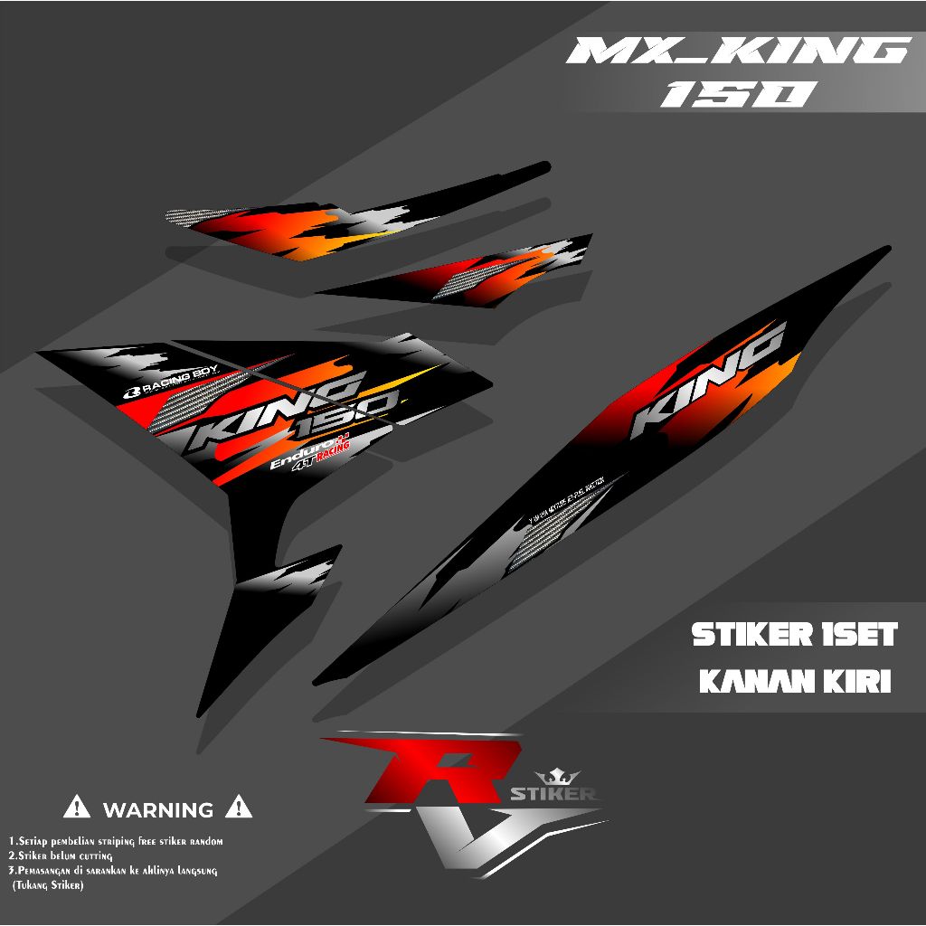 STRIPING MX-KING 150/STIKER MOTOR MX-KING/STRIPING VARIASI MX-KING 150