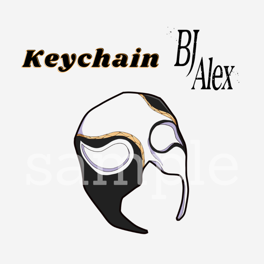 BJ ALEX GANTUNGAN KUNCI Manga Manhwa Ganci Keychain BJ Alex Mask