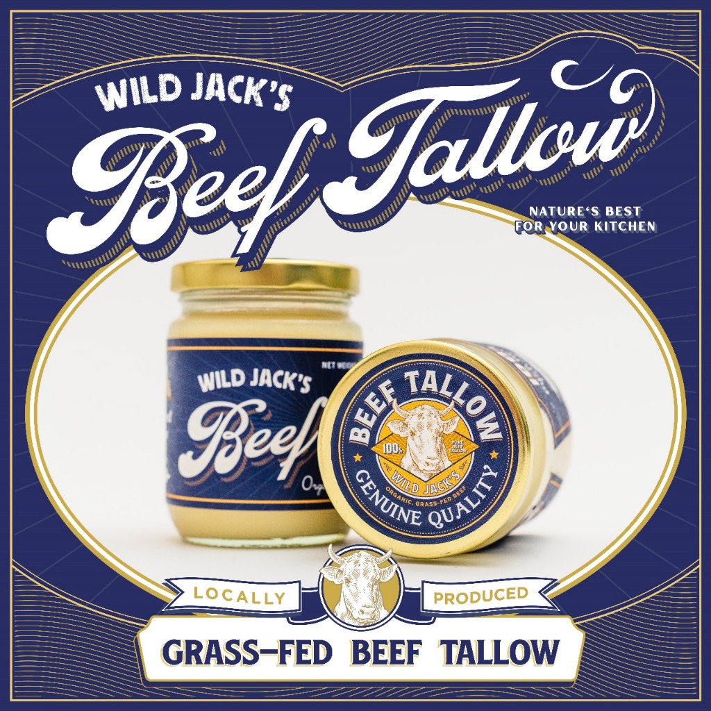 

Beef Tallow Halal Grass-Fed 200 Gr Keto-Friendly