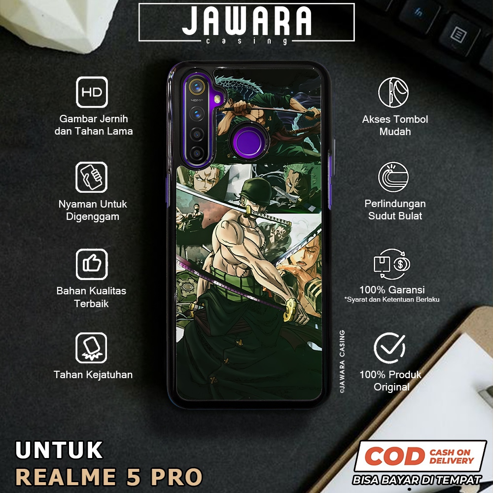 Case Realme 5 Pro Casing Realme 5 Pro [ZORO] Premium Glossy Case Hp Realme Jawara Casing Hp Realme 5