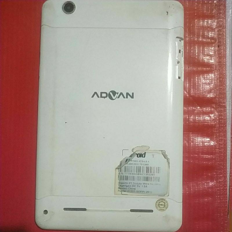 backdoor bekas tab Advan t1 D