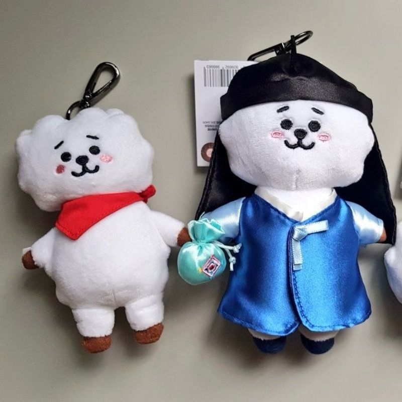 BT21 RJ Hanbok Bag charm keyring official plush