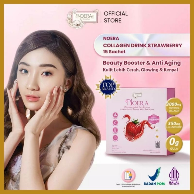 noera collagen drink -New Collagen drink noera strawbery - collagen drink noera by reisha