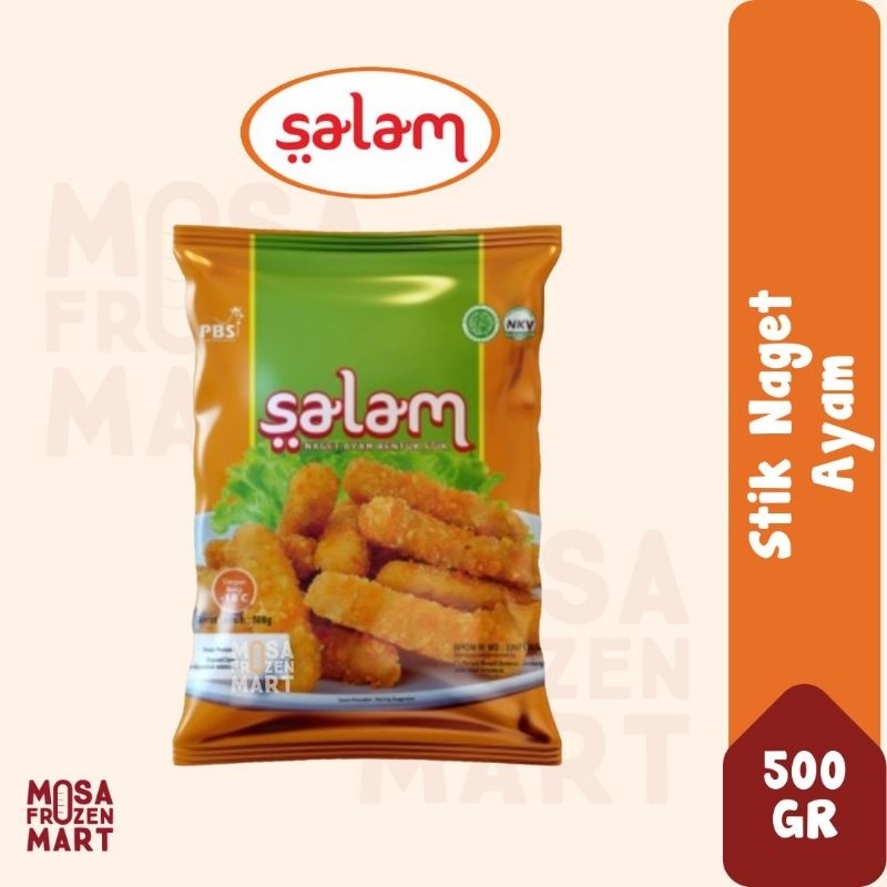 

Salam Stik Naget Ayam 500g | Nugget Ayam Bentuk Stick | PBS