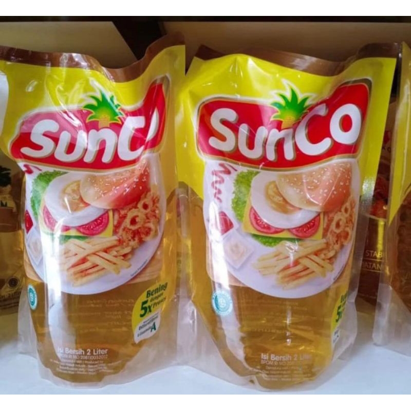 

minyak goreng sunco kemasan 2liter x 6pcs/karton