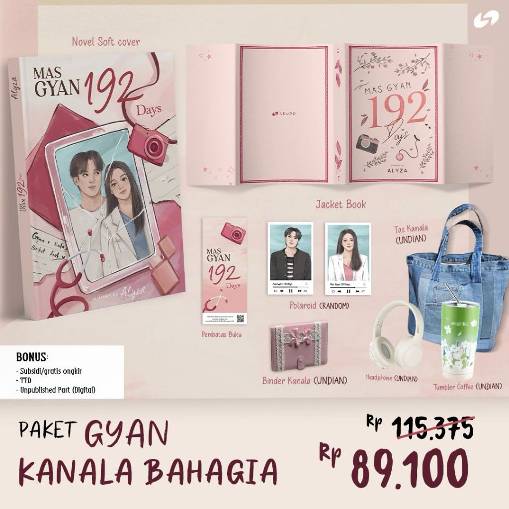 Novel Mas Gyan 192 Days Karya Alyza - Cerita Romantis dan Komedi