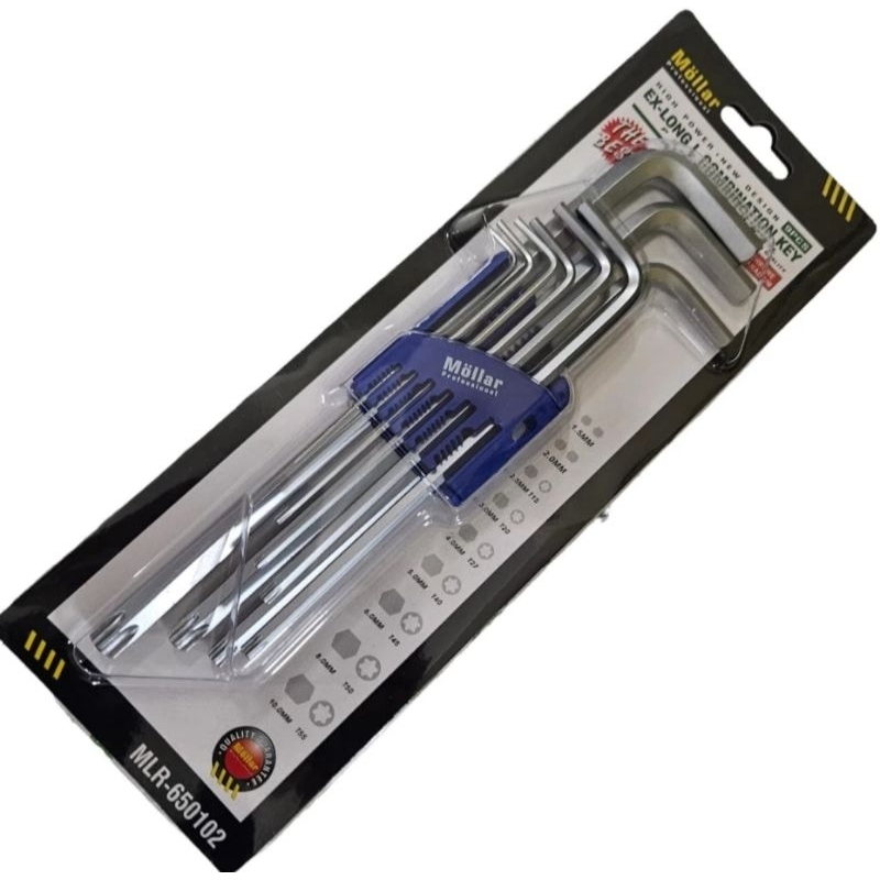 Kunci L Set dan Bintang MOLLAR