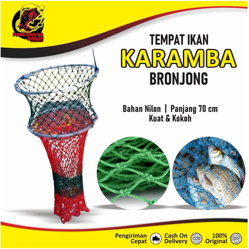 KOJA BROJONG KEPIS KARAMBA TEMPAT IKAN BAHAN NILON