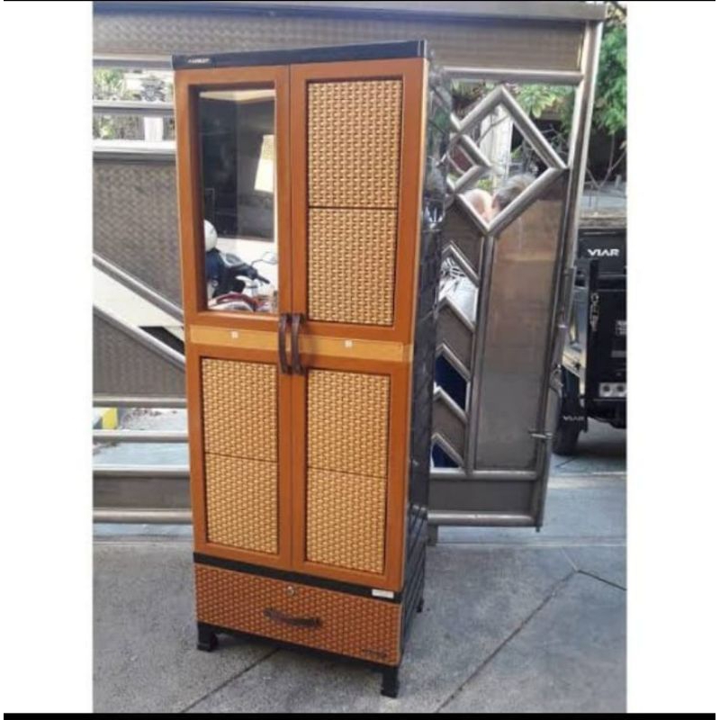 Lemari napolly cabinet ada laci ada gantungan ya kk SANGAT COCOK UNTUK KADO / HADIAH DLL FL BAGUS CA