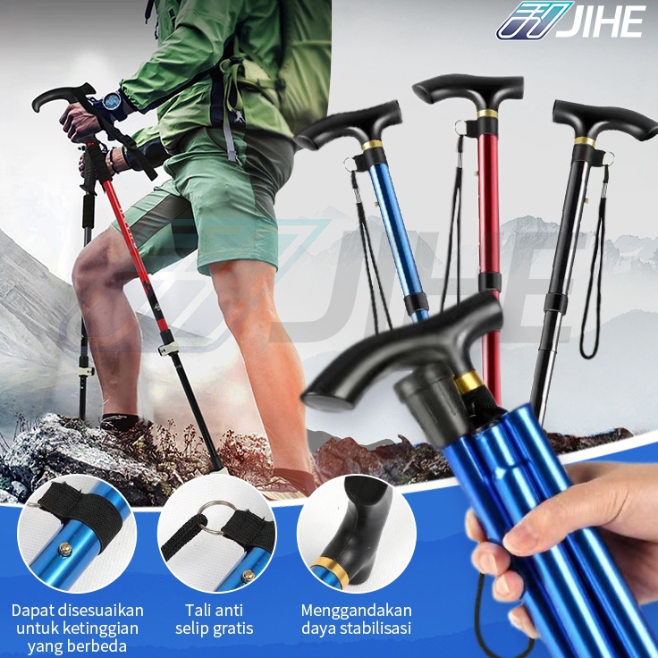 Murah Irit  TOKYO Tracking Pole Eiger Valor Tongkat Gunung Trekking Hiking Alat Camping Tongkat Jala