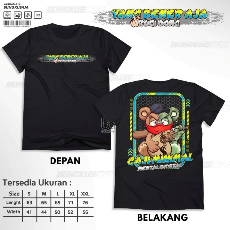 KAOS DISTRO YANG BENER AJA GAJI MINIMAL MENTAL DIUNTAL