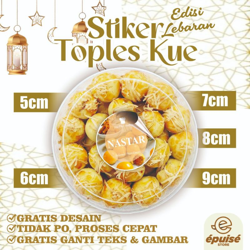 

Stiker kue kering lebaran/stiker kuker/stiker lebaran/stiker camilan/stiker murah/stiker lebaran idul fitri murah/stiker bontak murah
