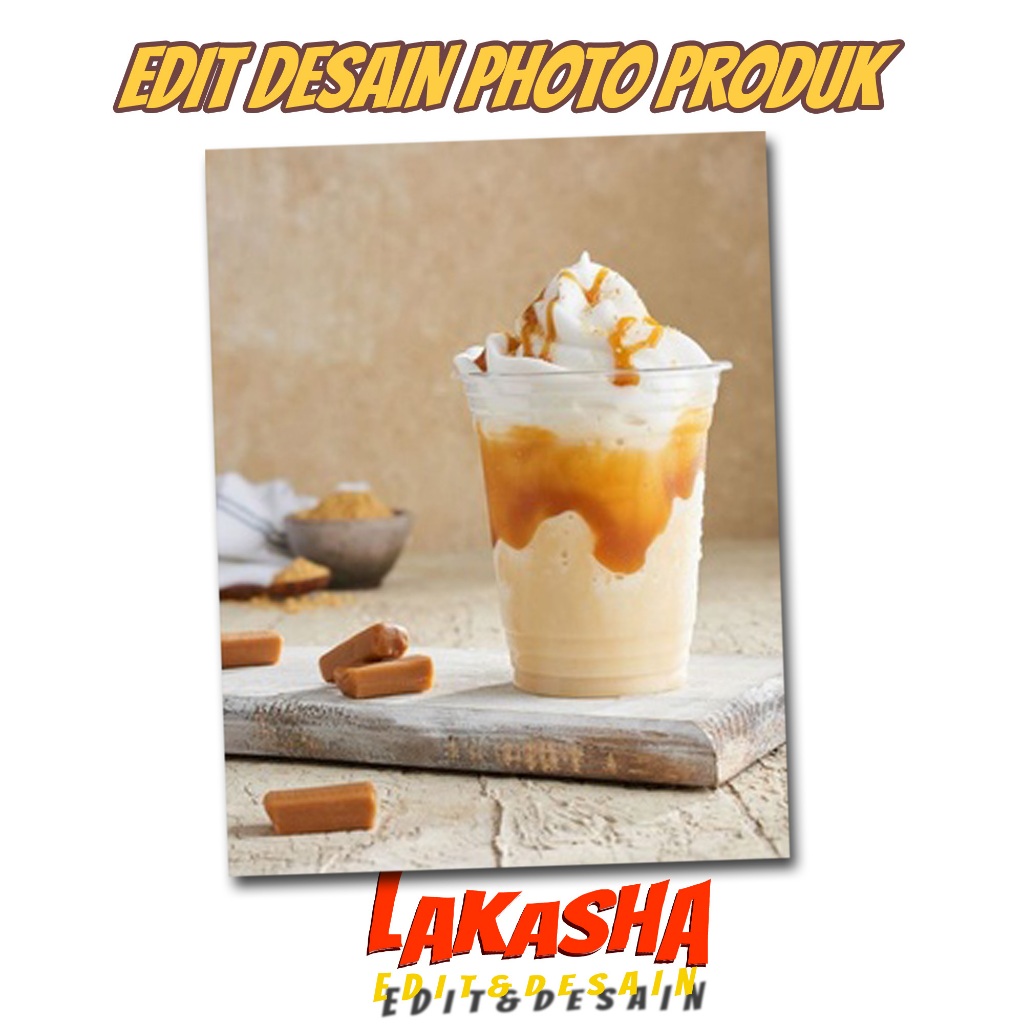 Jasa desain poto produk Minuman grabfood/gofood