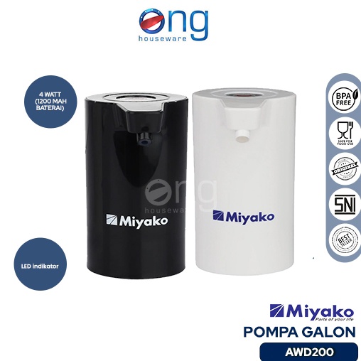 el terbaru Pompa Galon Dispenser Elektrik Otomatis Water Pump Miyako AWD2 o Kemasan Baru Ready