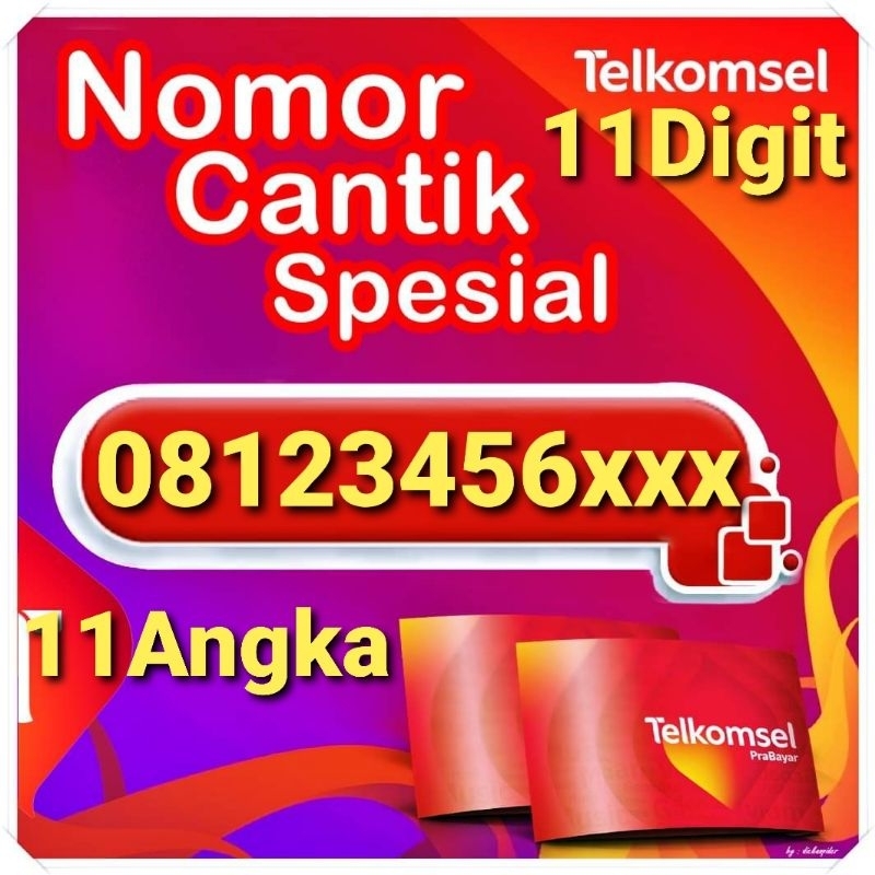 Nomor Cantik 11 Angka 08123456...