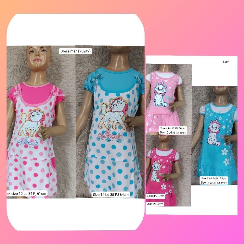 DRESS GIRL MARIE ORIGINAL BAJU ANAK THAILAND