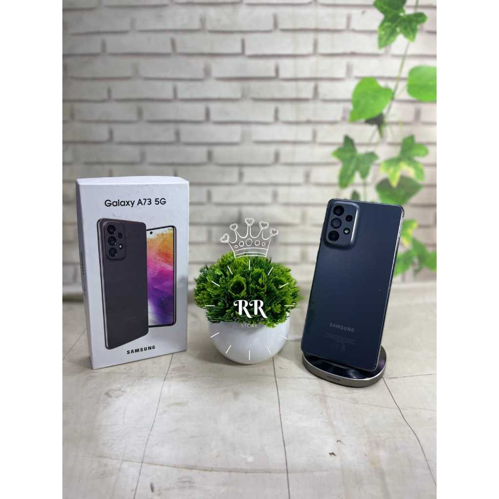 Samsung Galaxy A73 5G 8/128 GB Awesome Grey Second Fullset Oem Box + Ori Charger