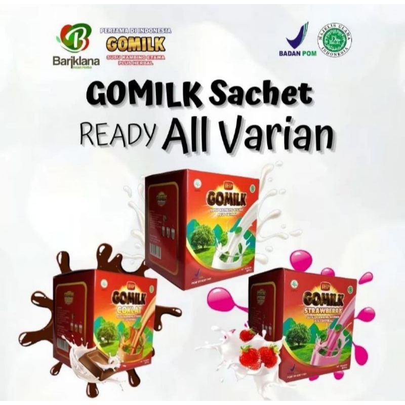 

Gomilk Sachet 1Kg bebas Mix Rasa