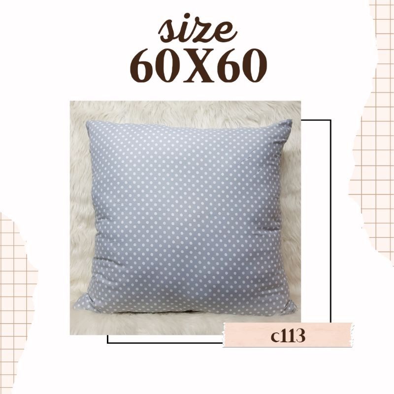 sarung bantal uk 60x60