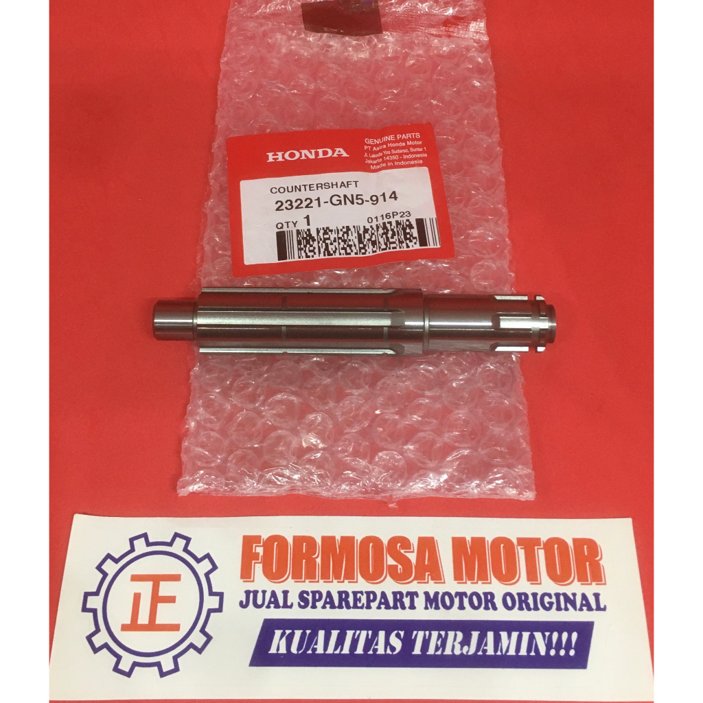 SHAFT GEAR DEPAN AS GEAR DEPAN HONDA GRAND SUPRA X 23221-GN5-914 HONDA AHM ORIGINAL