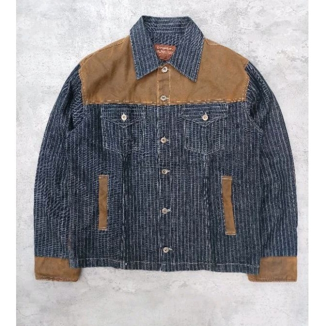 JAKET JEANS SECOND | JAKET DENIM SECOND | WASHED JEANS | WASHED DENIM | LEATHER JEANS