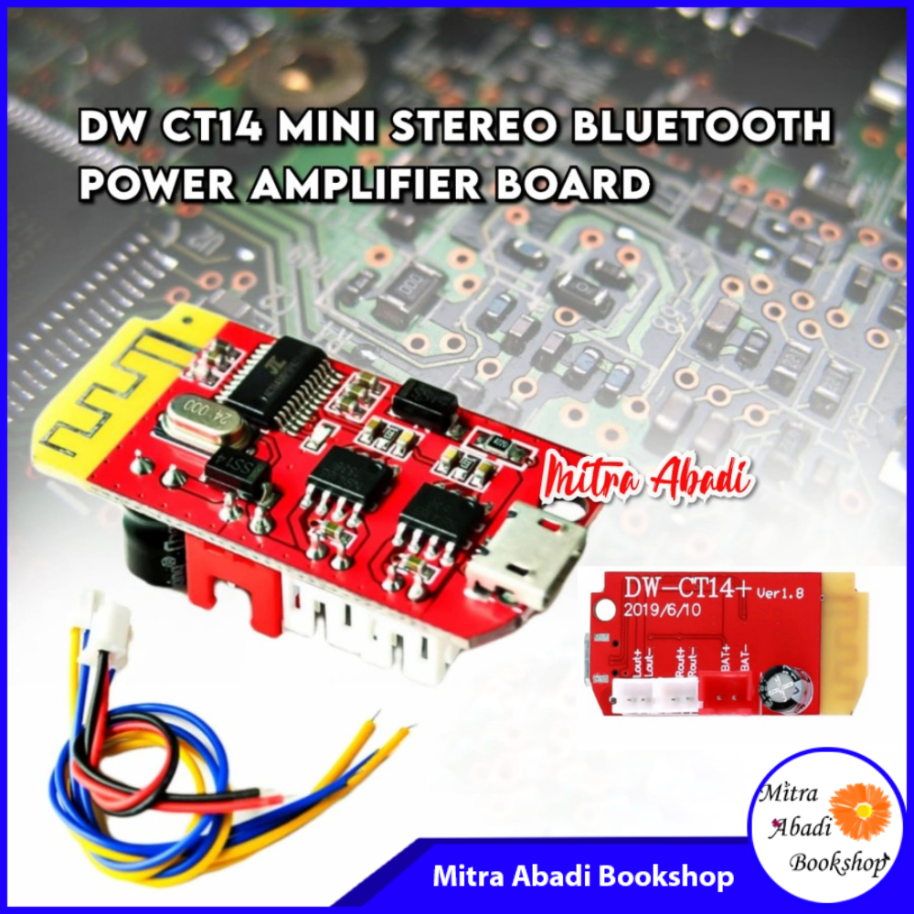 DW - CT14 Mini Stereo Bluetooth Power Amplifier Board