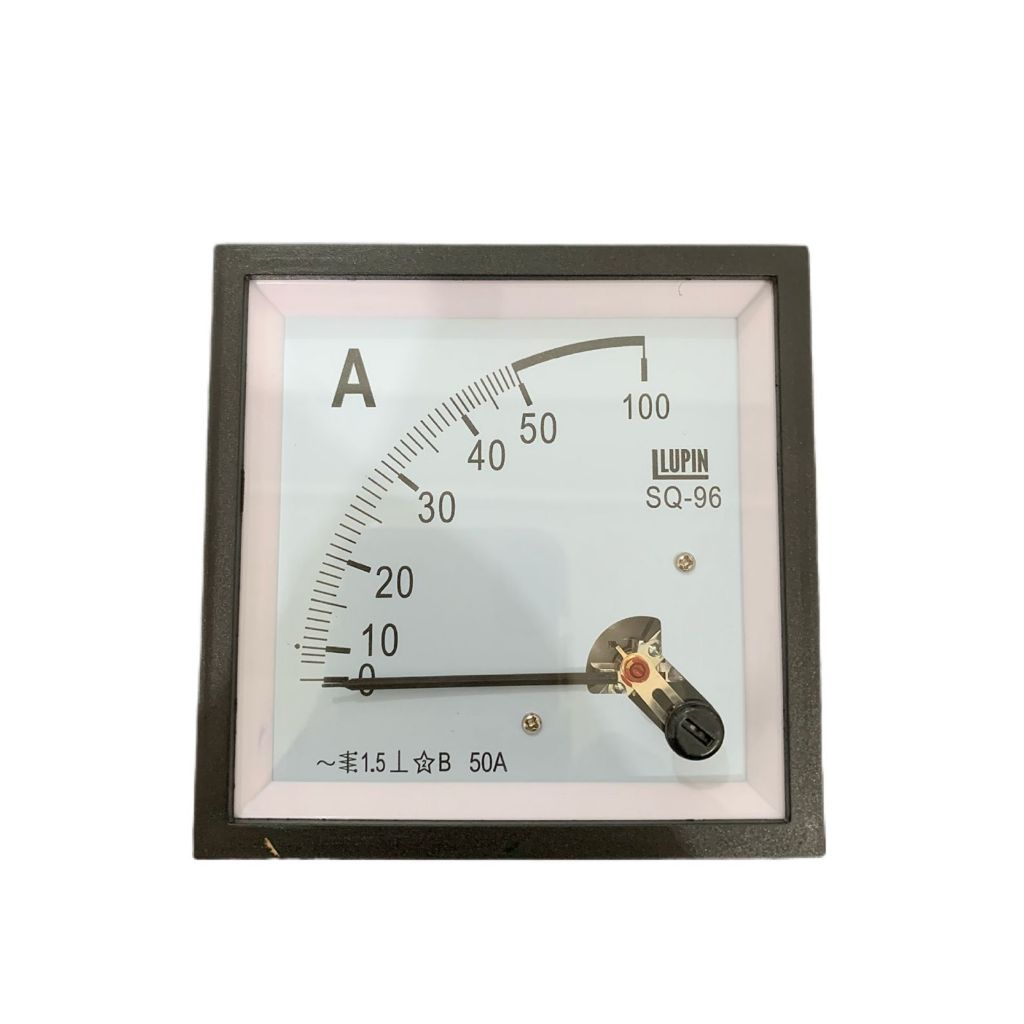 AMPERE METER DIRECT 50A 96x96 LUPIN