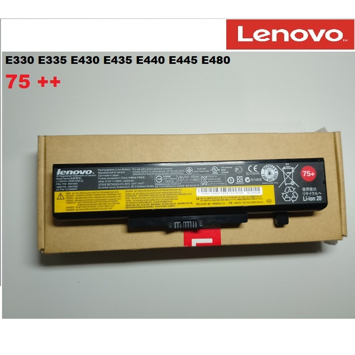Baterai Laptop Lenovo Thinkpad E330 E335 E430 E435 E440 75 + Original