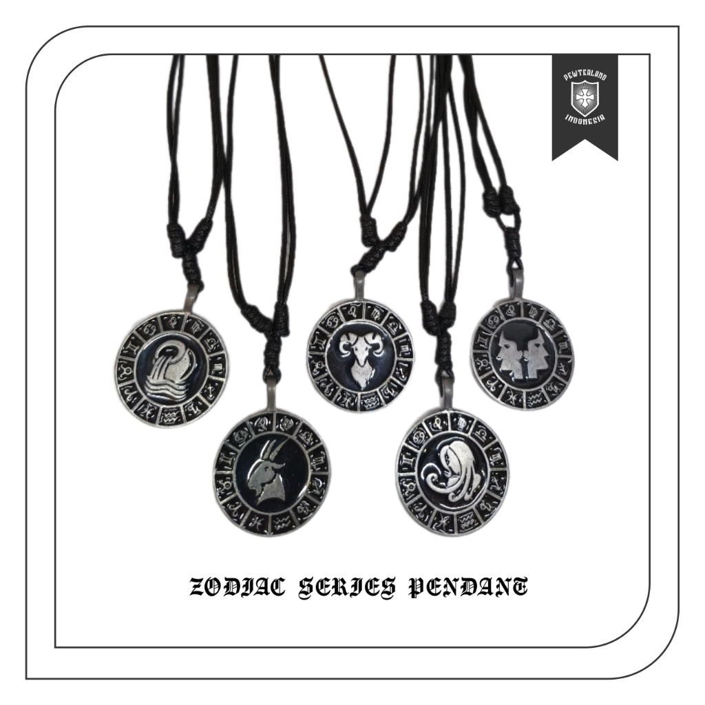 ALL 12 ZODIAC SERIES PENDANT - KALUNG CUSTOM PENDANT | PEWTERLAND OFFICIAL