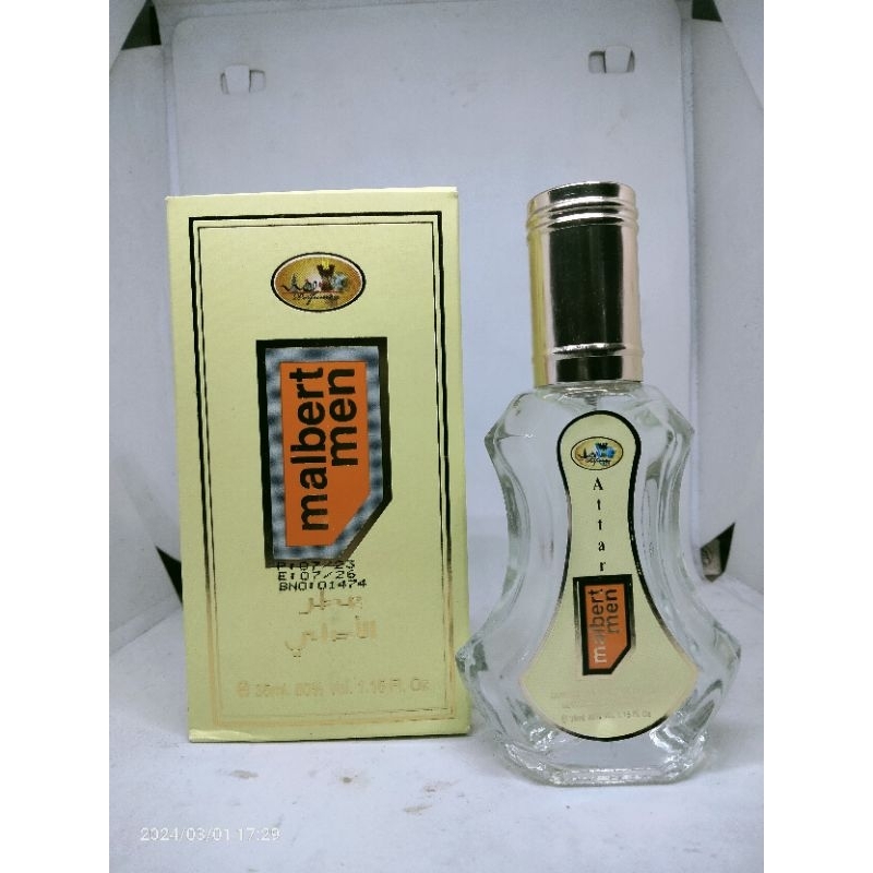 PARFUM SPRAY MALBERT MAN BY AHLAN PARFUME ORIGINAL SAUDI