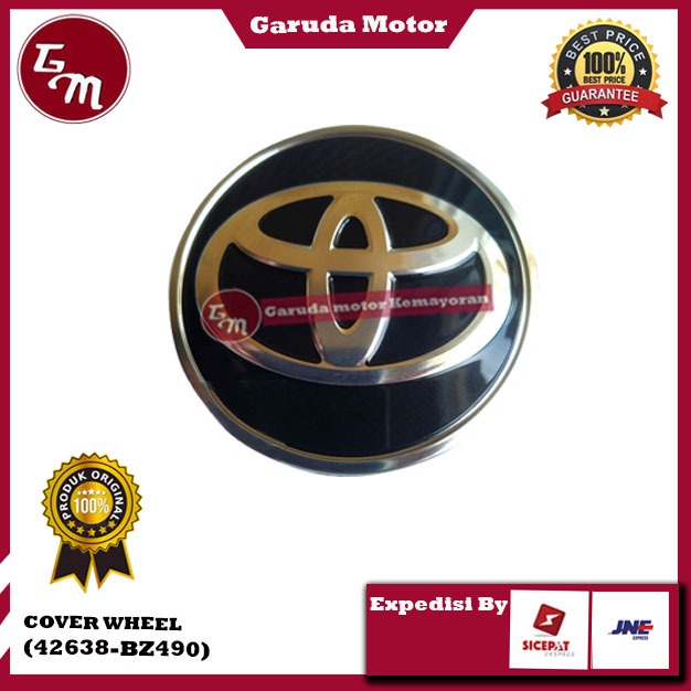 Dop Roda Cover Tutup Wheel Original New Agya Calya Raize 42638-BZ490
