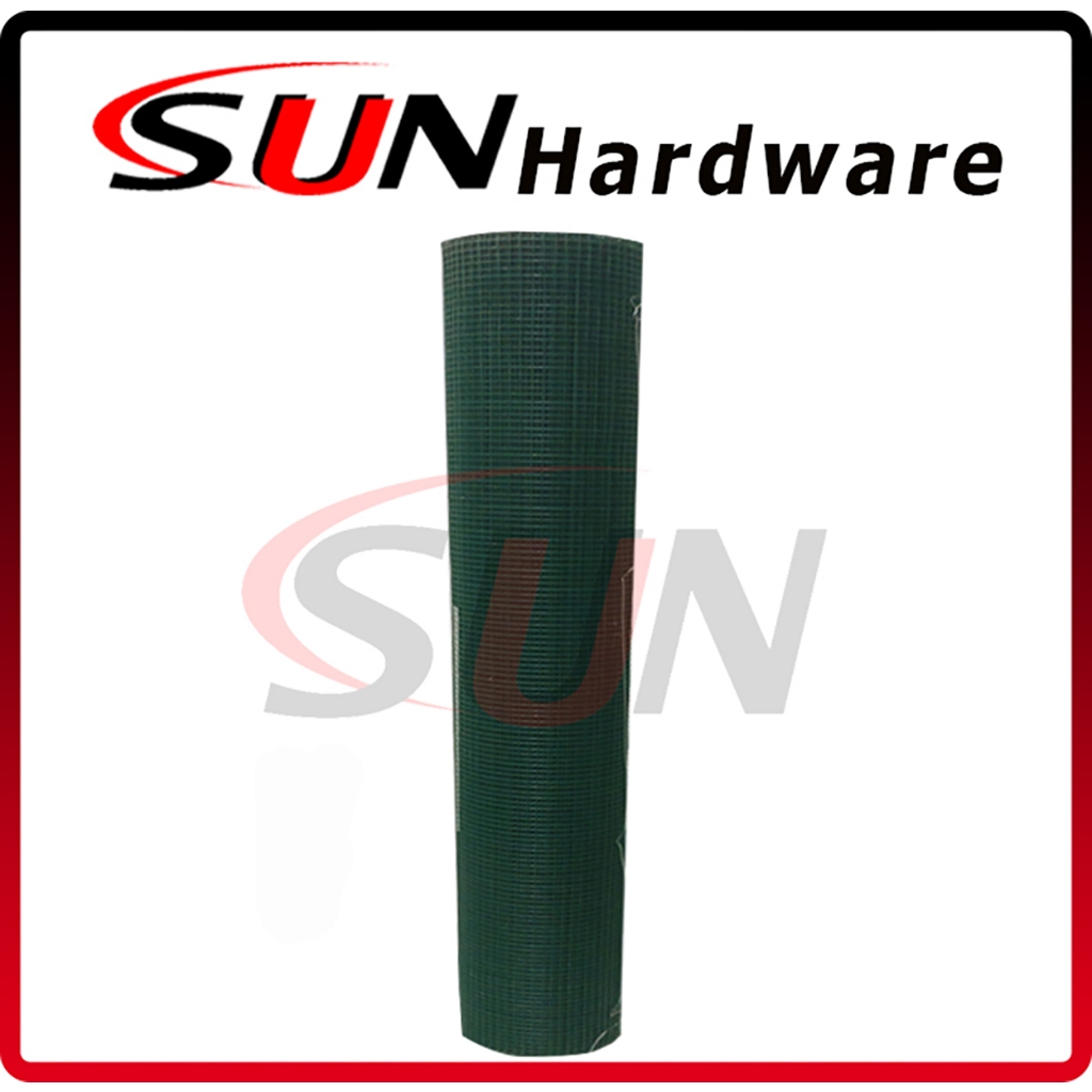 Kawat Loket Ram 1/2 1/4 Inch Hijau Per Rol 10 Meter Anti Karat Kandang
