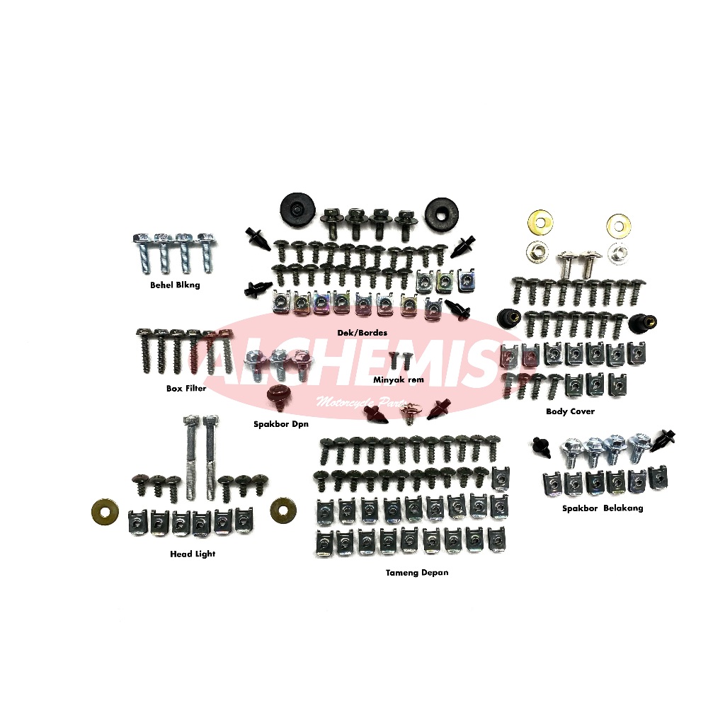 COD Baut Fino FI 115 2014 - 2016 Fullset FullBody / Baud Yamaha Fino FI 1115 2014 - 2016 FullBody