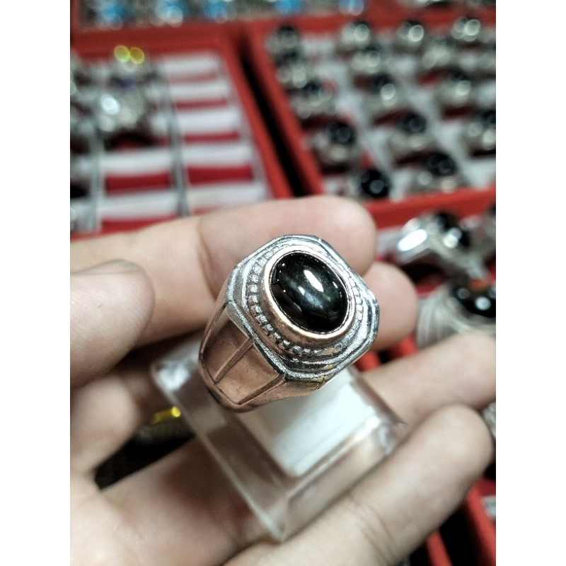 batu cincin black safir