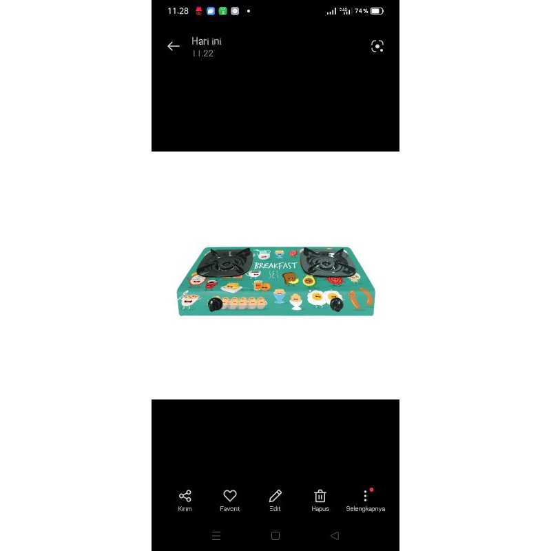 stiker kompor/stiker hiasan kompor