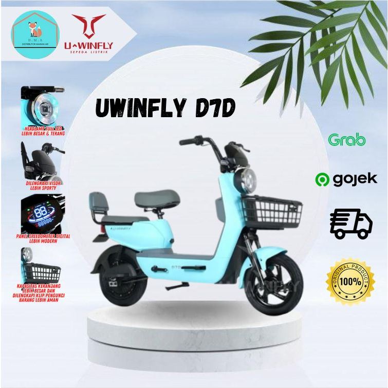 Sepeda Listrik Uwinfly Dragonfly 7 / D7S / D7D New Series