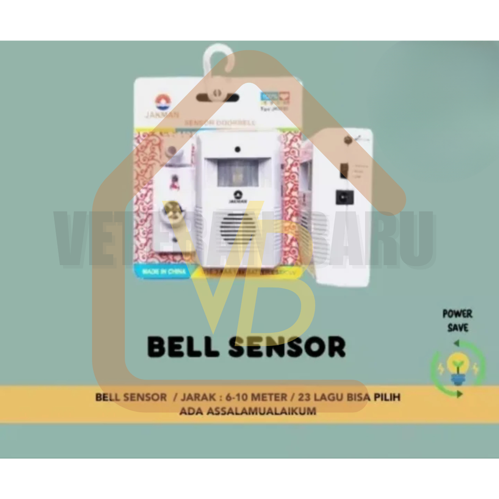 BELL PINTU SENSOR GERAK OTOMATIS / BEL SENSOR / BEL PINTU / WIRELESS BELL
