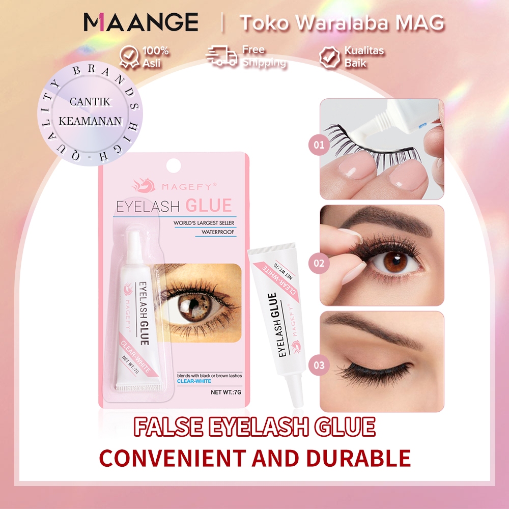 MAGEFY Lem Bulu Mata Palsu Expert Premium / Lem Eyelash Extension Tahan Lama Tidak Perih / Lem Glue 