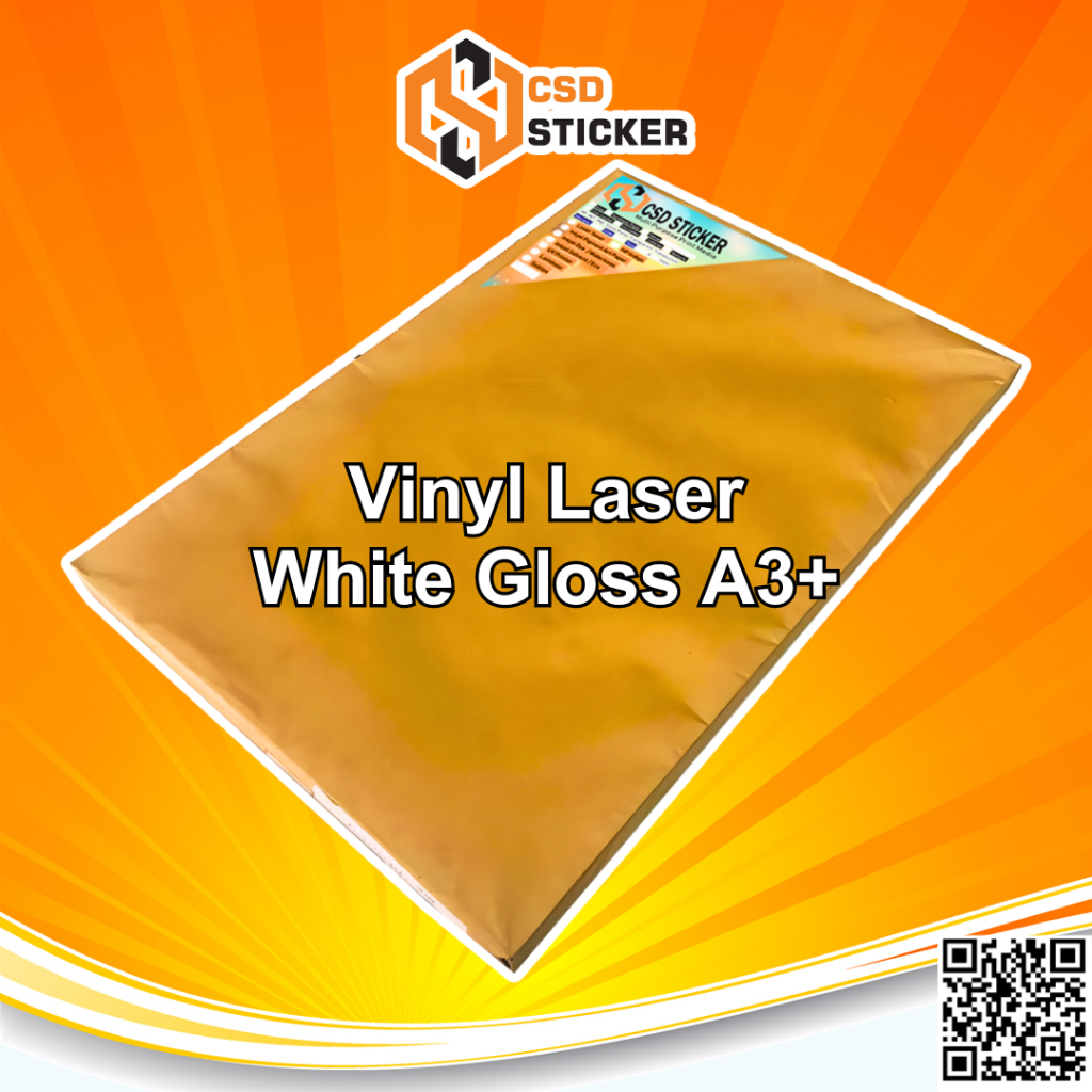 

CSD Sticker Vinyl A3+ Digital Print Laser Toner Stiker Label Kemasan Anti Air - Repack 25