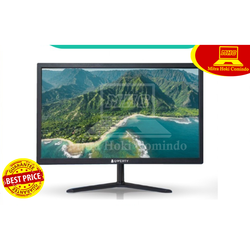 LED MONITOR QWERTY 24" 24INCH 75Hz HDMI + VGA