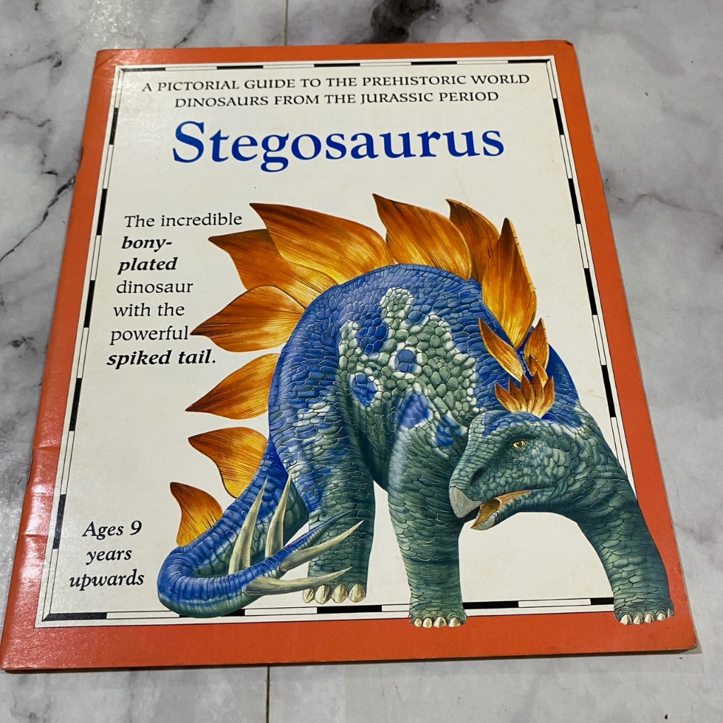 Stegosaurus buku langka rare buku cerita anak dino dinosaur dinosaurs dinosaurus prehistoric animal 