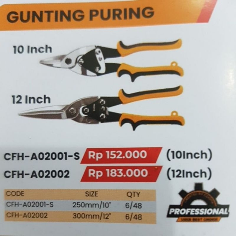 

Gunting Puring Coofix 10" dan 12