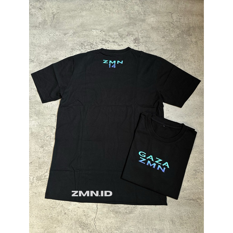 ZMN T-shirt black 14.01 UNISEX TEE