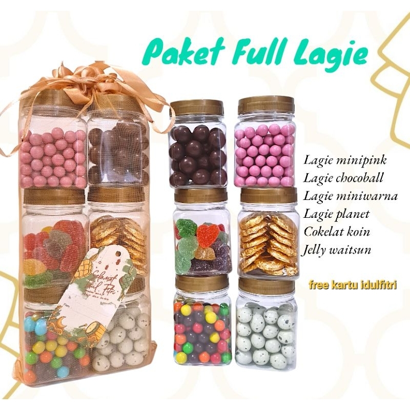 

Paket Cokelat Lagie / Paket Lagie Pita / Paket Hampers Lebaran isi 6toples