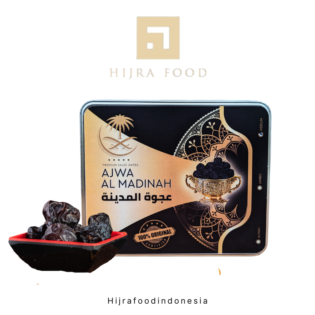 

Kurma Ajwa Al Madinah Asli & Premium kemasan 1kg