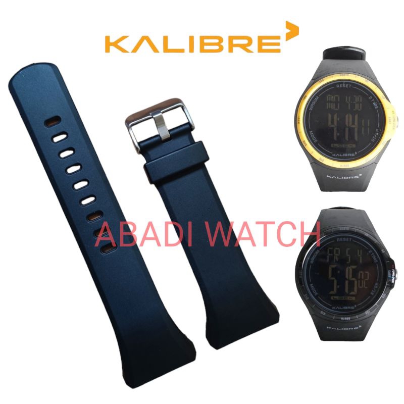 Strap Tali JamTangan KALIBRE Digital Watch RAPOZ 966221060 RUBBER STRAP KALIBRE RAPOZ