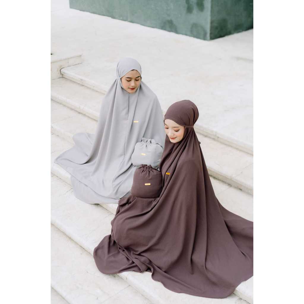 JAMILA PRAYER SET BY ZUTHE HIJAB // mukena crinkle // mukena crinkle polos