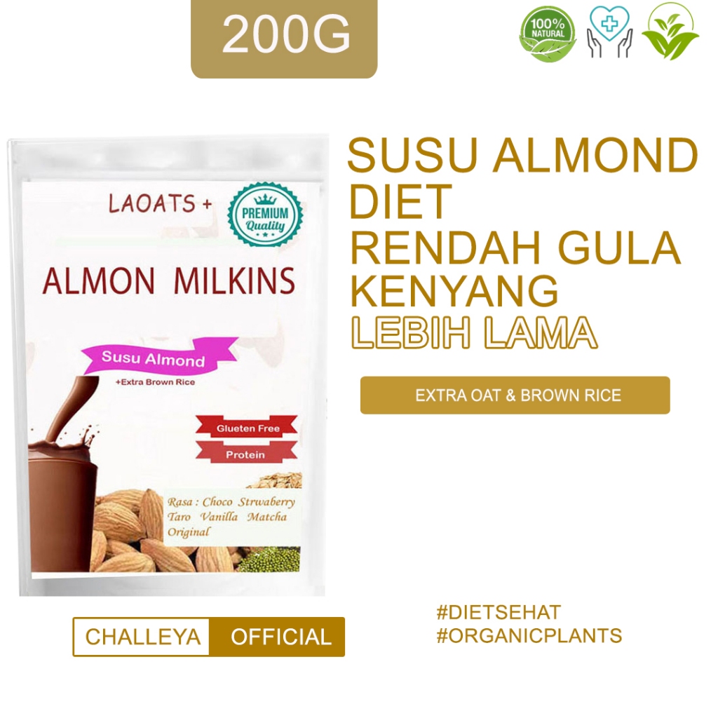 

Susu Almond Bubuk Penurun Berat Badan Bubuk Milk Diet Low Fat Oat Milk susu Rendah Lemak Untuk Diet Laoats